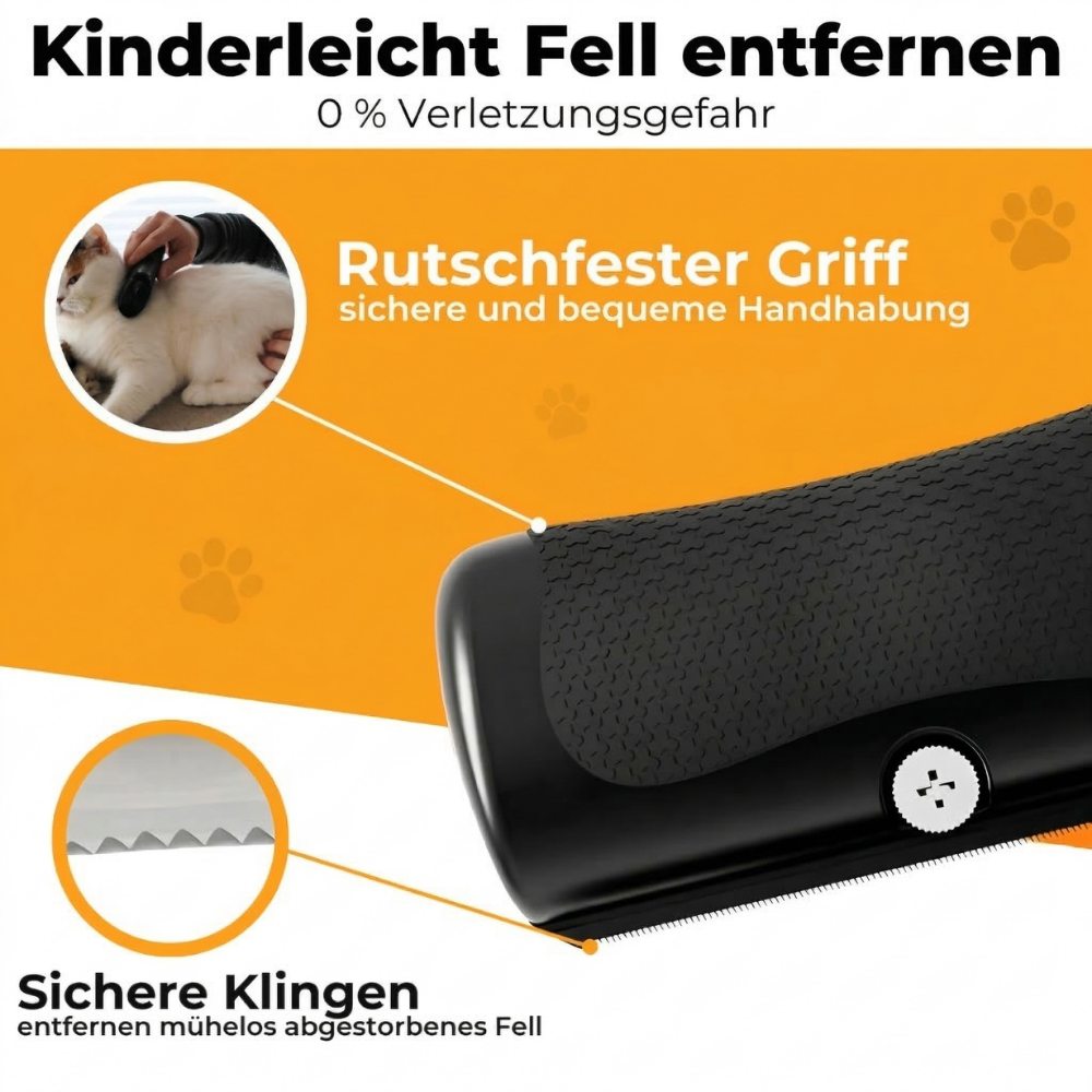 Fellwunder Bürste – Entfernt Unterwolle & Verfilzungen sanft