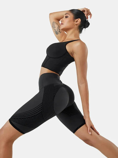 Leggings corti SlimCore 3D Neri